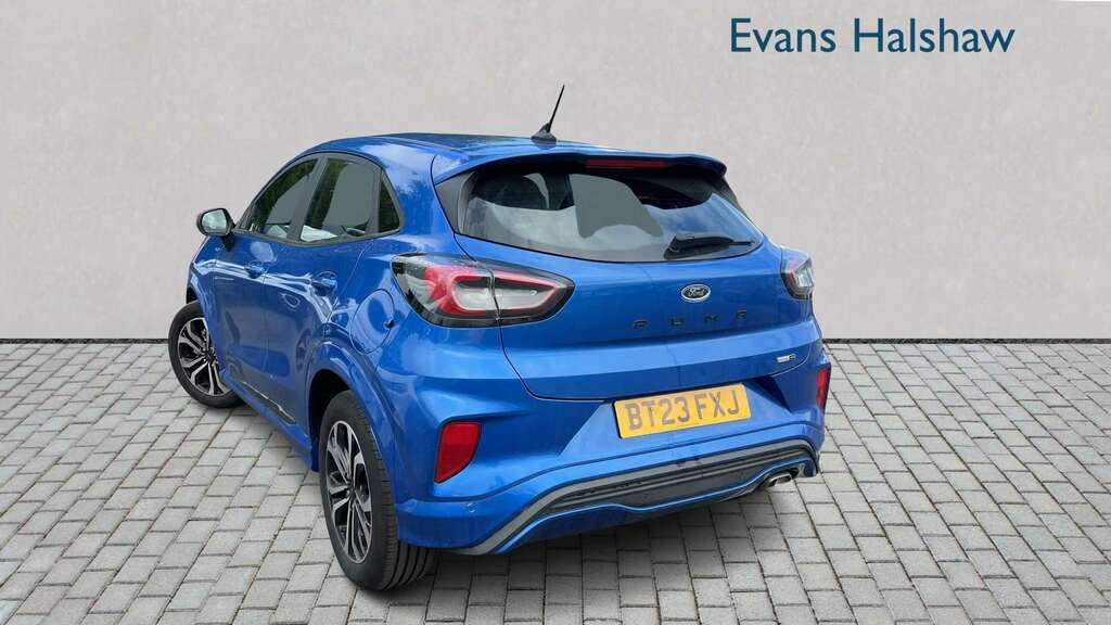 Ford Puma 1.0 Ecoboost Hybrid Mhev St-line Dct 2023 BT23FXJ Blue #2