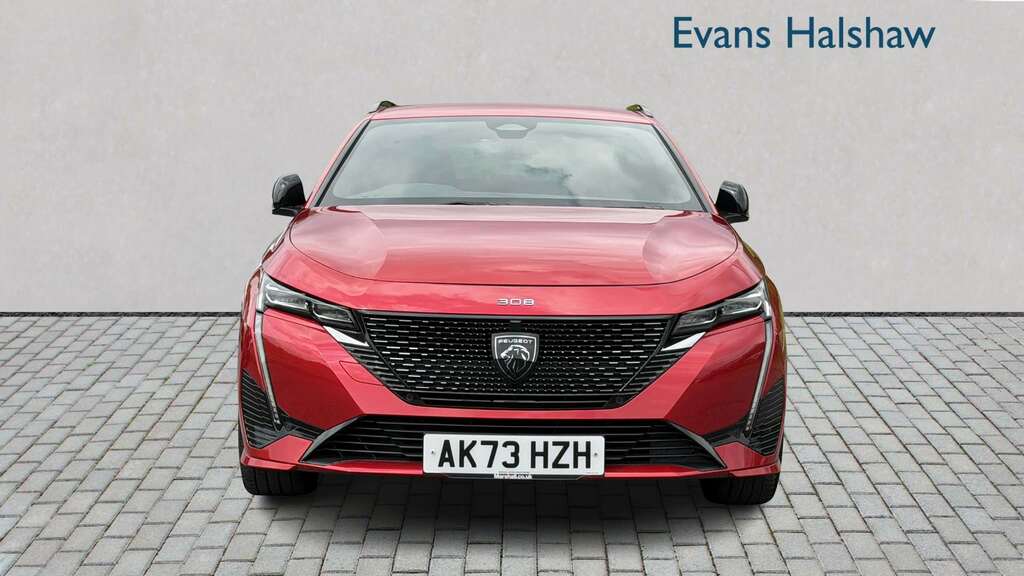 Peugeot 308 1.5 Bluehdi Gt Eat8 2023 Red #3