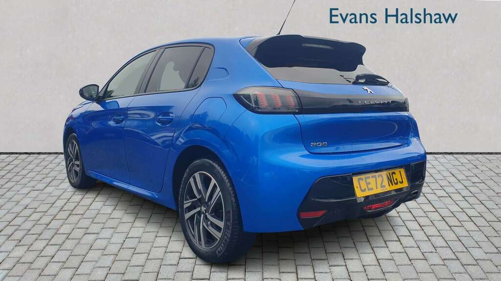 Peugeot 208 1.2 Puretech 130 Allure Premium Eat8 2022 CE72NGJ Blue #6