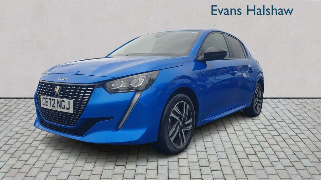 Peugeot 208 1.2 Puretech 130 Allure Premium Eat8 2022 CE72NGJ Blue #2