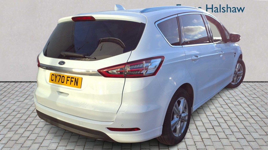 Ford S-Max 2.0 Ecoblue Titanium 2021 White #2
