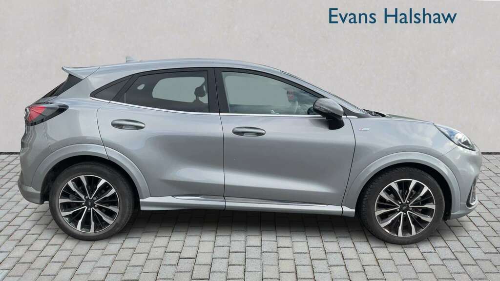 Ford Puma 1.0 Ecoboost Hybr Mhev 155 St-line Vignale Dct WRZ9213 Silver #5
