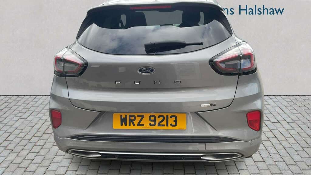 Ford Puma 1.0 Ecoboost Hybr Mhev 155 St-line Vignale Dct WRZ9213 Silver #2