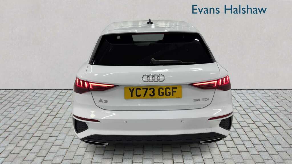 Audi A3 35 Tdi S Line S Tronic 2023 YC73GGF White #5