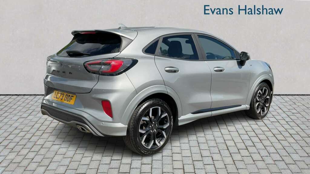 Ford Puma 1.0 Ecoboost Hybrid Mhev St-line X Dct 2023 LL73ODF Silver #2
