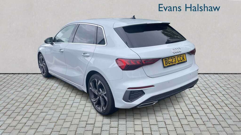 Audi A3 30 Tfsi S Line 2023 BG23CCK White #4