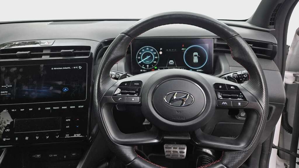 Hyundai Tucson 1.6 Tgdi Hybrid 230 N Line S 2Wd 2022 GY72DZZ White #6
