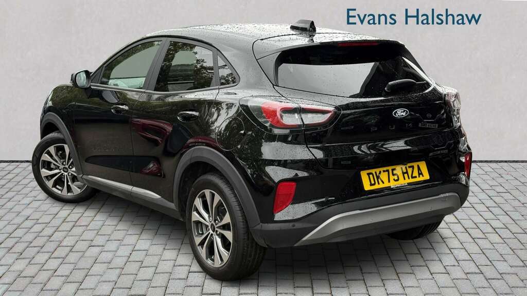 Ford Puma 1.0 Ecoboost Hybrid Mhev Titanium 2025 DK75HZA Black #2