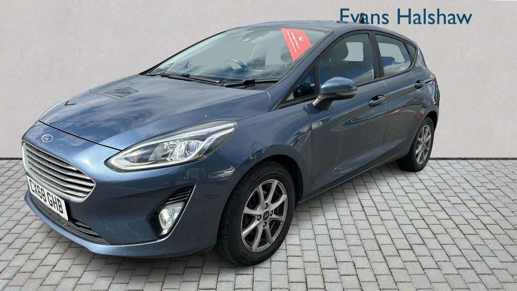 Ford Fiesta 1.0 Ecoboost Zetec 2019 CX68GHB Blue #3