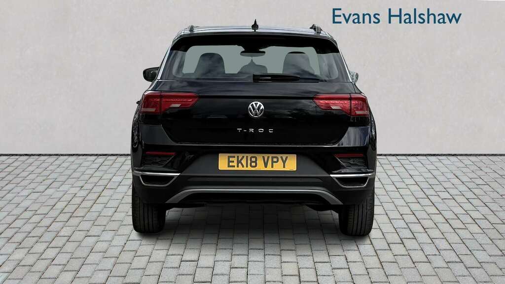 Volkswagen T-Roc 1.5 Tsi Evo Se 2018 EK18VPY Black #4