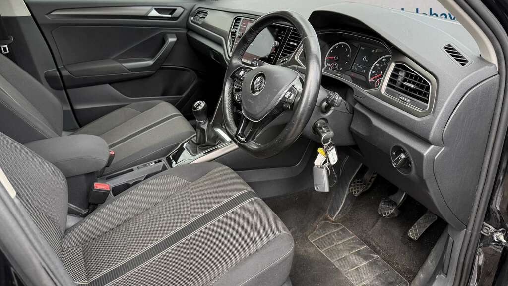 Volkswagen T-Roc 1.5 Tsi Evo Se 2018 EK18VPY Black #5