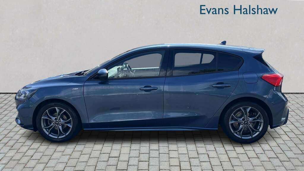 Ford Focus 1.5 Ecoblue 120 St-line 2020 YP70GOJ Blue #3