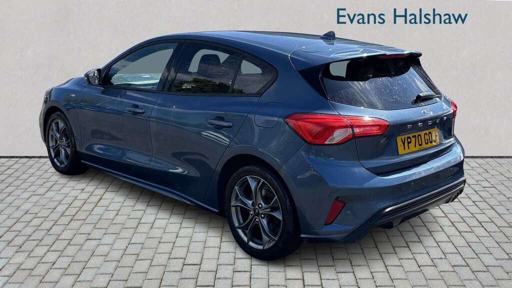 Ford Focus 1.5 Ecoblue 120 St-line 2020 YP70GOJ Blue #2