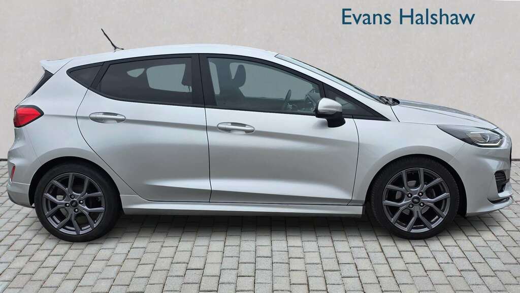 Ford Fiesta 1.0 Ecoboost Hybrid Mhev 125 St-line 2023 HV23WFW Silver #4