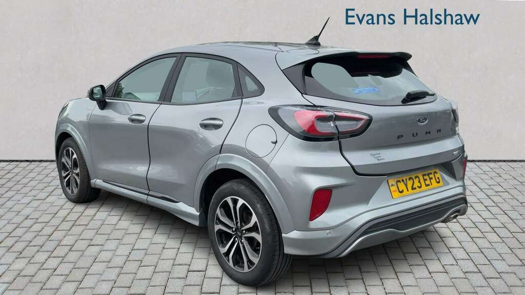 Ford Puma 1.0 Ecoboost Hybrid Mhev St-line Dct 2023 CY23EFG Silver #2