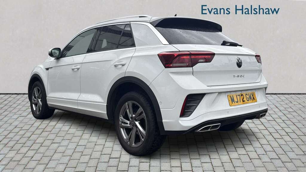 Volkswagen T-Roc 1.5 Tsi R-line Dsg 2022 MJ72GMX White #2