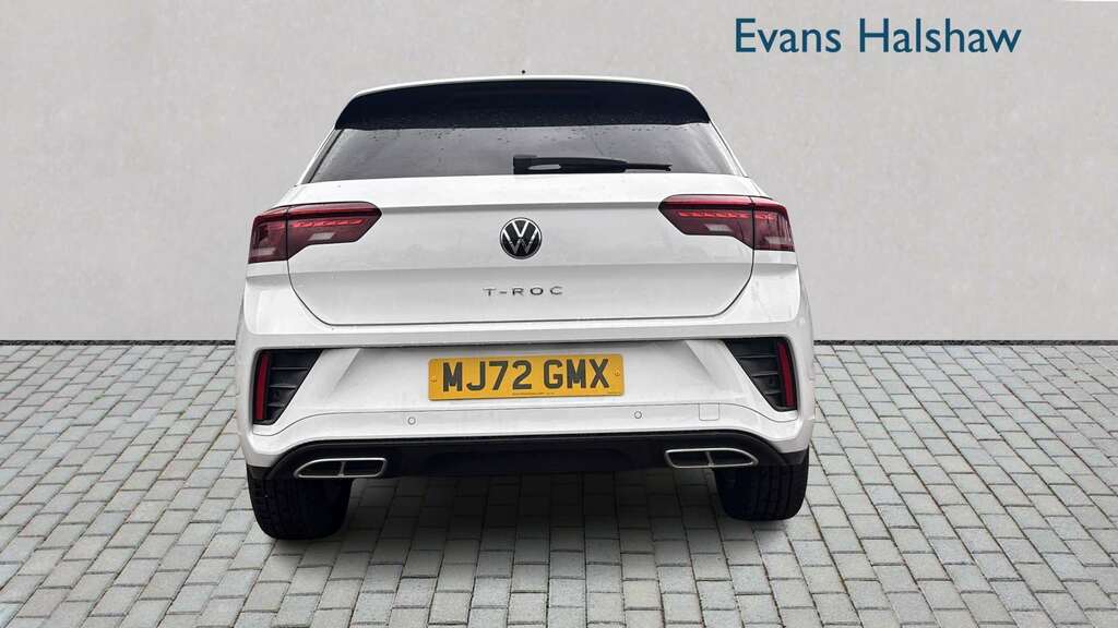 Volkswagen T-Roc 1.5 Tsi R-line Dsg 2022 MJ72GMX White #5