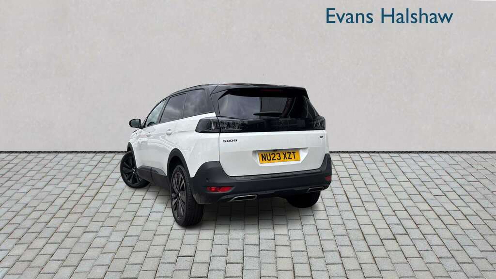 Peugeot 5008 1.6 Puretech 180 Gt Eat8 2023 NU23XZT White #2