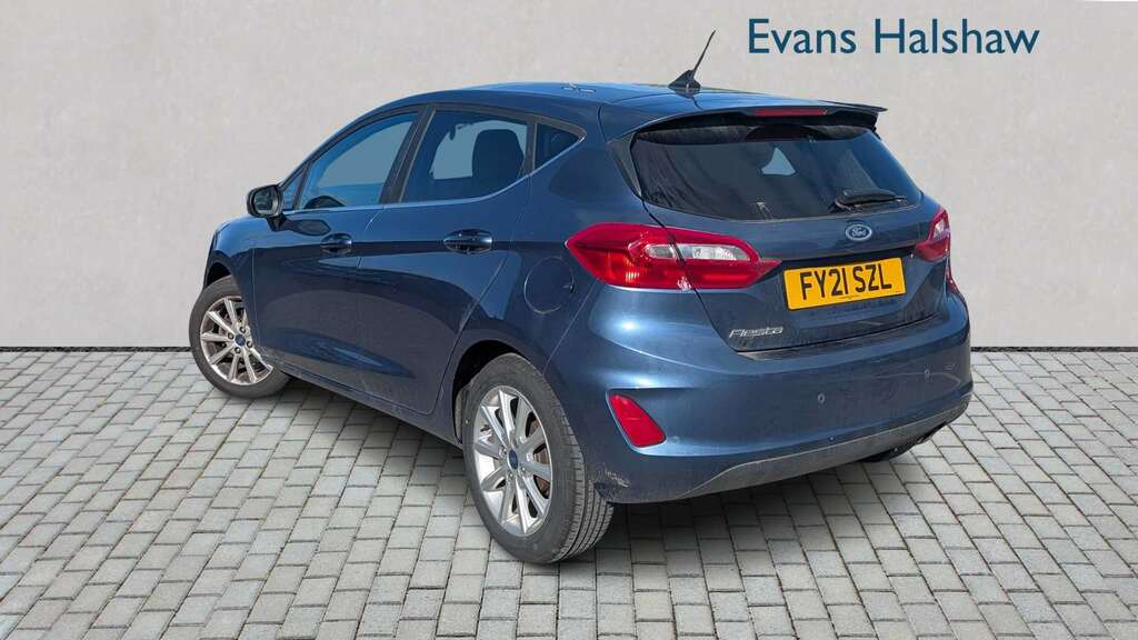 Ford Fiesta 1.0 Ecoboost 95 Titanium 2021 FY21SZL Blue #2