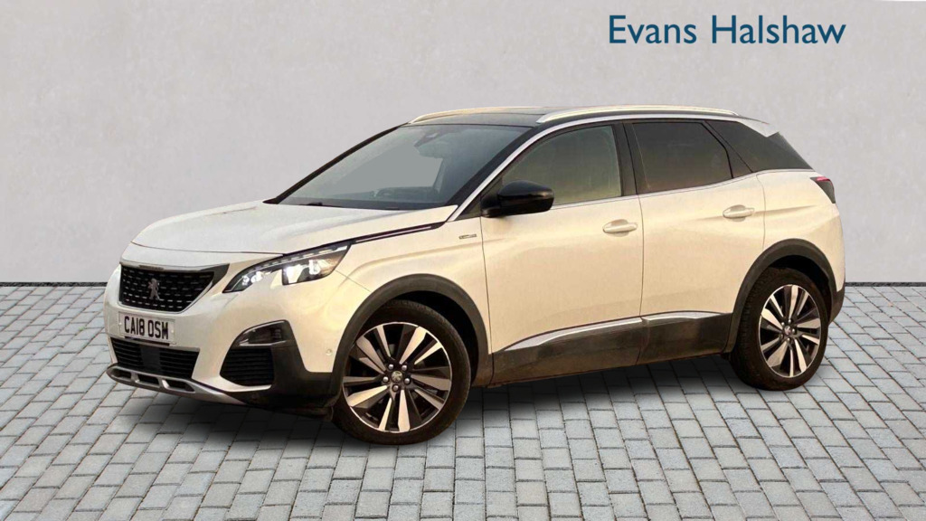 Peugeot 3008 1.5 Bluehdi Gt Line Premium 2018 CA18OSM White #4
