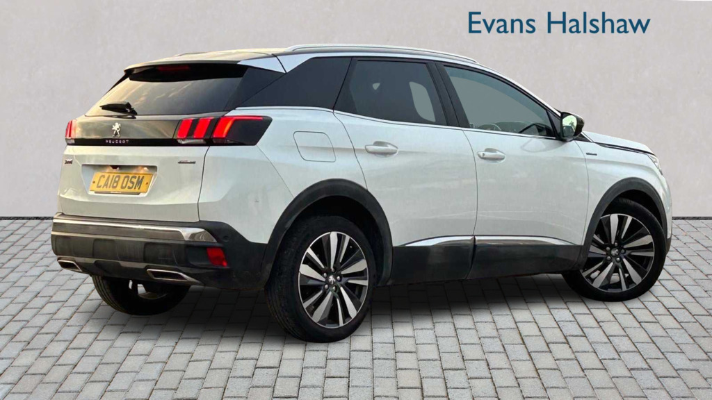 Peugeot 3008 1.5 Bluehdi Gt Line Premium 2018 CA18OSM White #5
