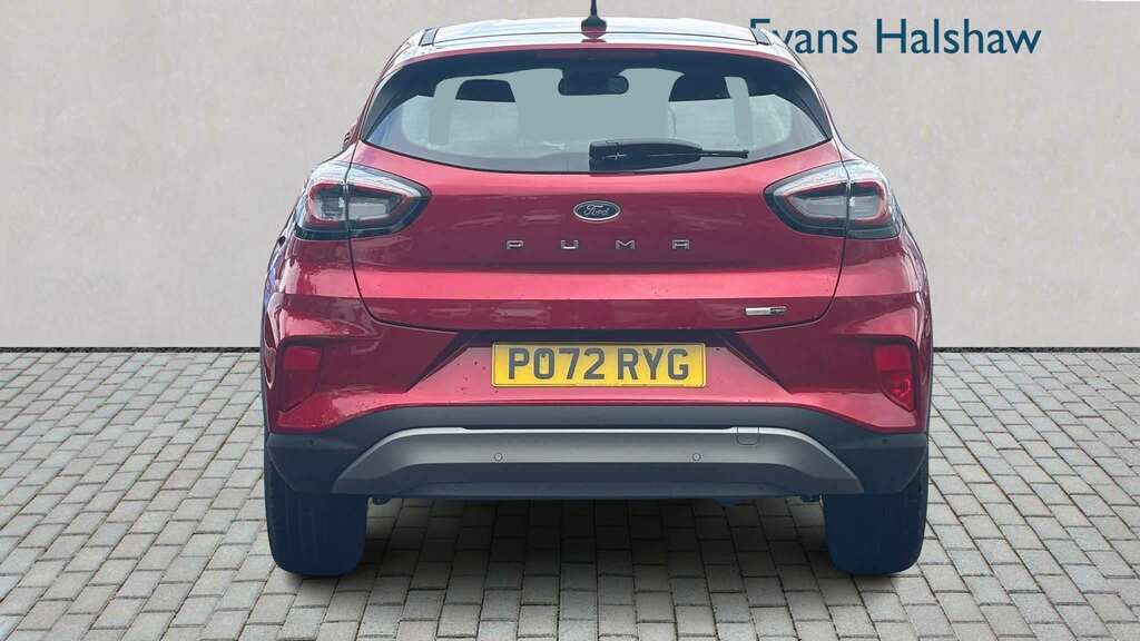 Ford Puma 1.0 Ecoboost Hybrid Mhev Titanium 2023 PO72RYG Red #4
