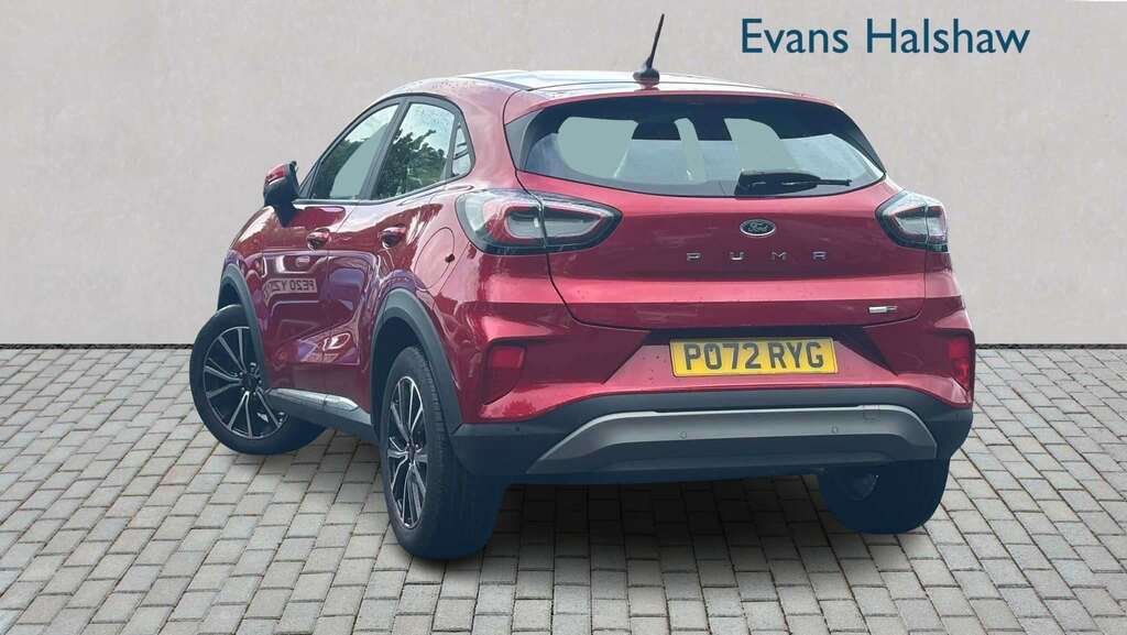 Ford Puma 1.0 Ecoboost Hybrid Mhev Titanium 2023 PO72RYG Red #2