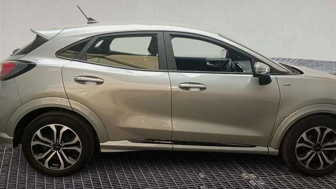 Ford Puma 1.0 Ecoboost Hybrid Mhev St-line Dct 2023 RA72KFC Silver #2