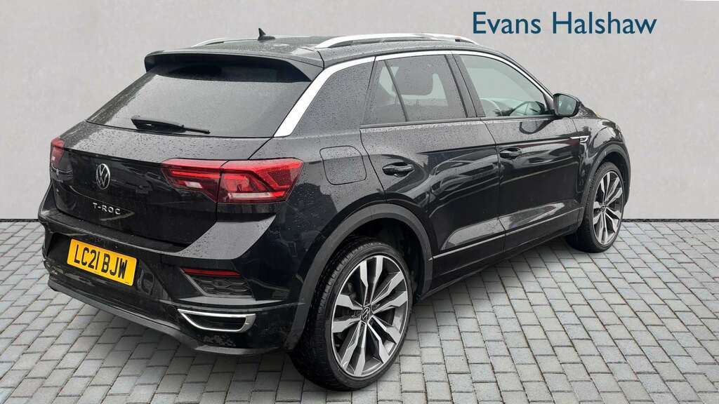 Volkswagen T-Roc 1.5 Tsi Evo R-line 2021 LC21BJW Black #4