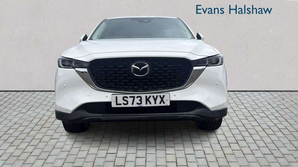 Mazda CX-5 2.0 E-skyactiv G Mhev Exclusive-line 2023 LS73KYX White #3