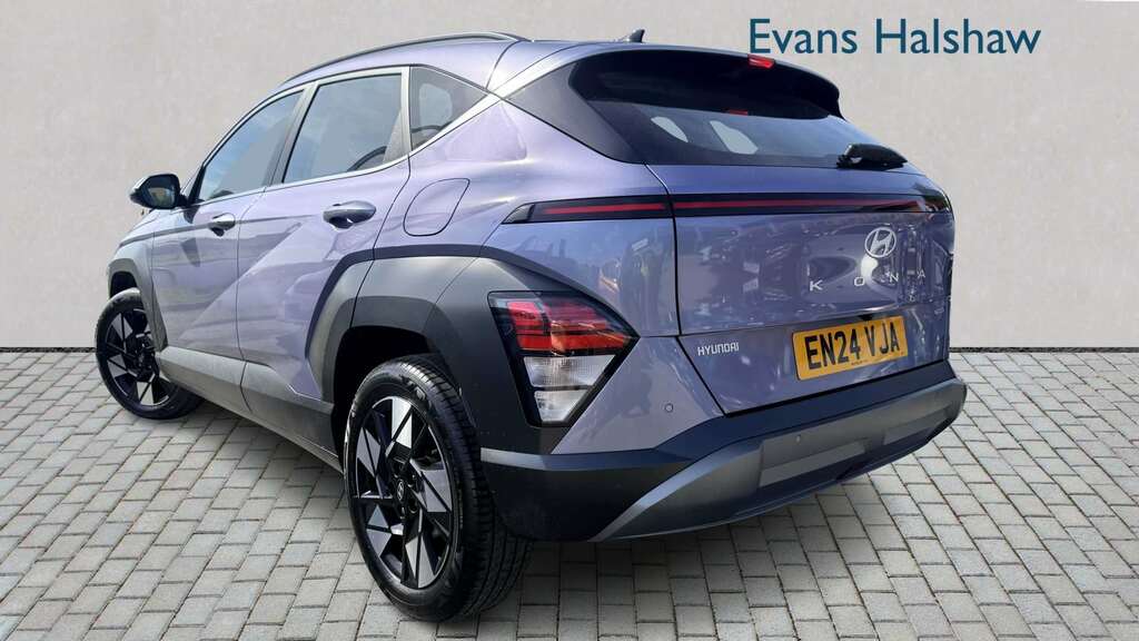 Hyundai Kona 1.6 Gdi Hybrid Advance Dct 2024 EN24VJA Blue #4