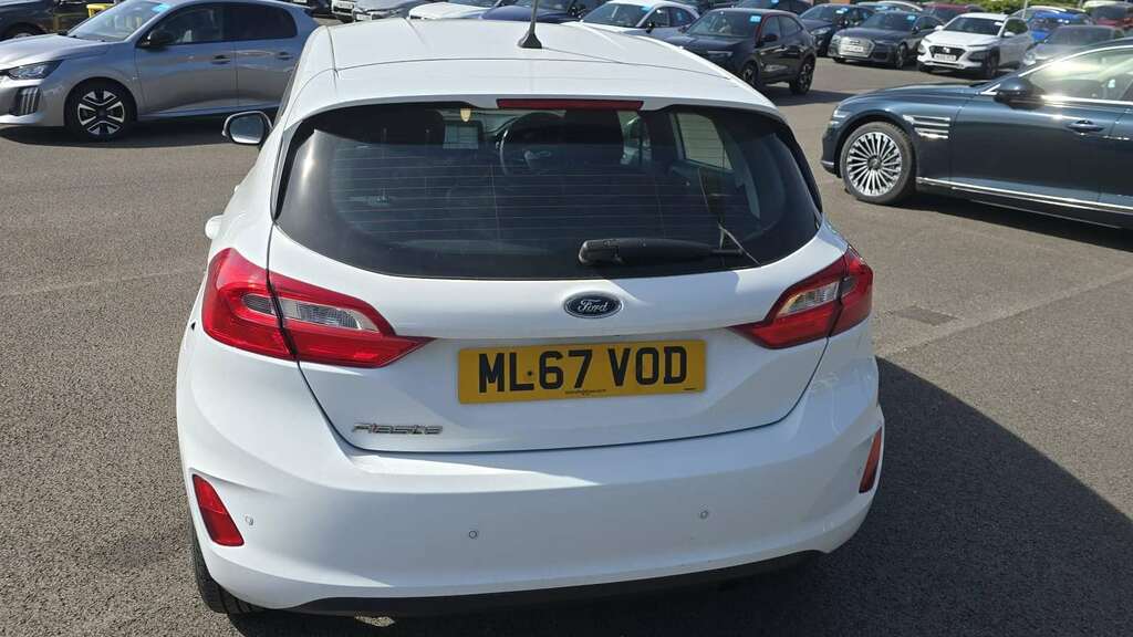Ford Fiesta 1.0 Ecoboost Zetec 2017 ML67VOD White #4