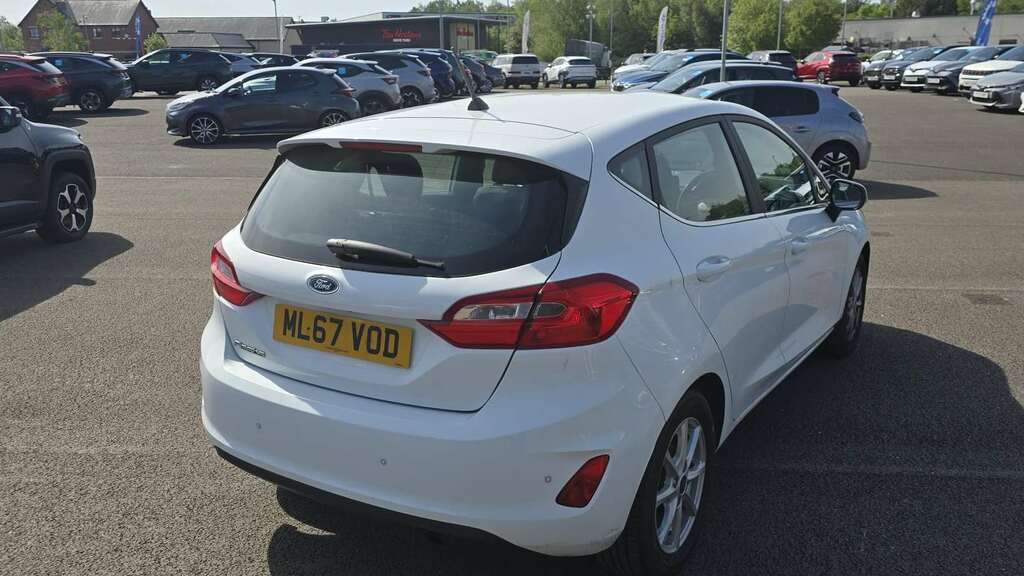 Ford Fiesta 1.0 Ecoboost Zetec 2017 ML67VOD White #2
