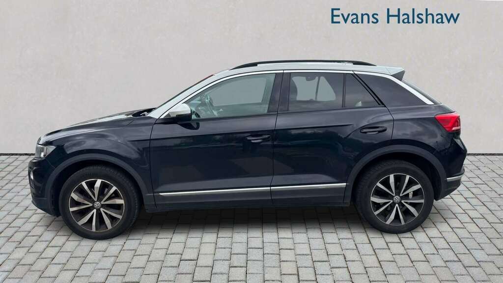 Volkswagen T-Roc 1.0 Tsi Design 2019 SJ19ZLV Black #3