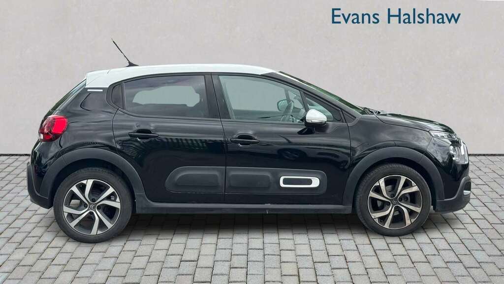 Citroen C3 1.2 Puretech Shine Plus 2022 CK72ZVW Black #3