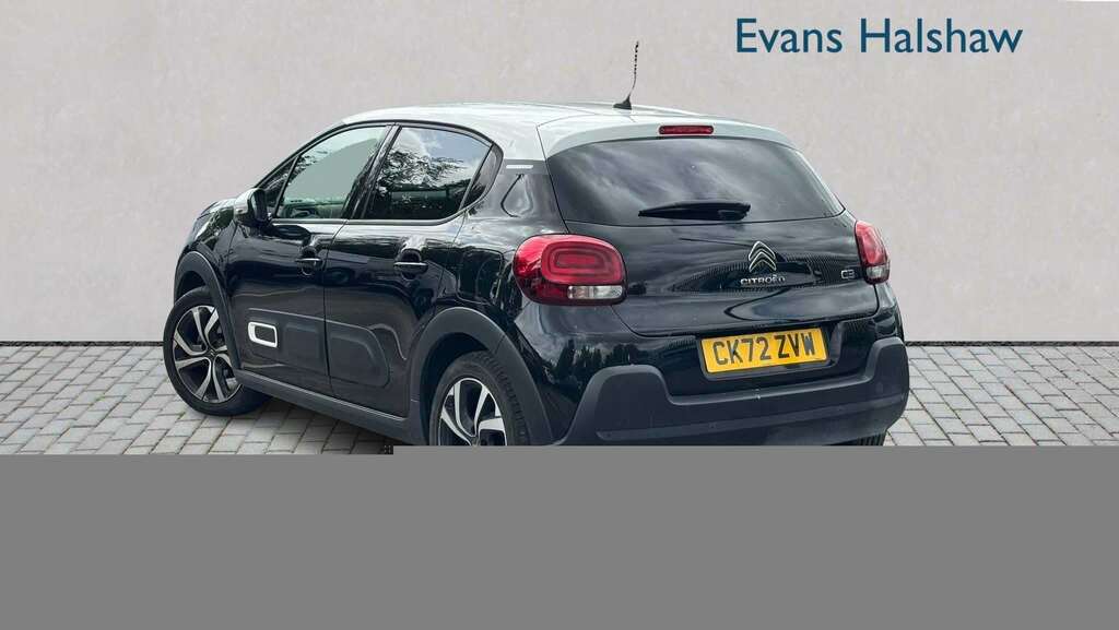 Citroen C3 1.2 Puretech Shine Plus 2022 CK72ZVW Black #2