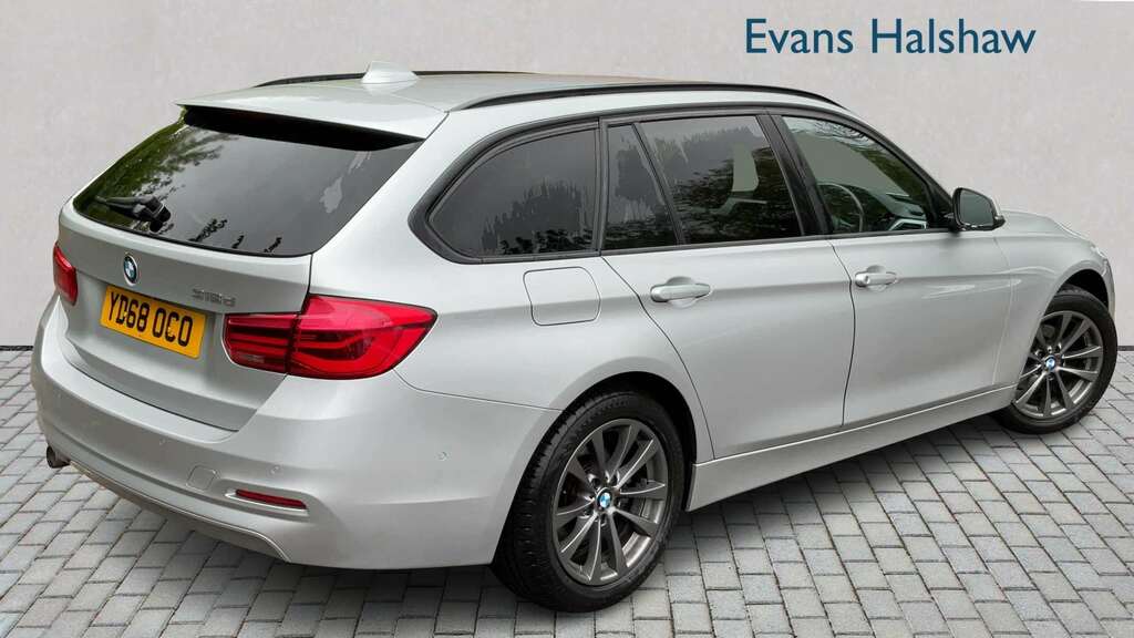 BMW 3 Series 318D Se 2018 Silver