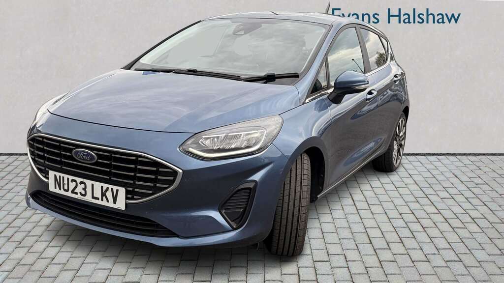 Ford Fiesta 1.0 Ecoboost Hbd Mhev 125 Titanium X 2023 NU23LKV Blue #3