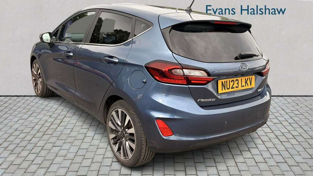 Ford Fiesta 1.0 Ecoboost Hbd Mhev 125 Titanium X 2023 NU23LKV Blue #5