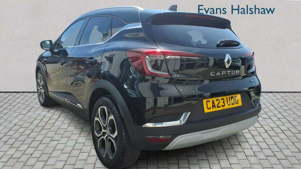 Renault Captur 1.6 E-tech Full Hybrid 145 Techno 2023 CA23UDG Black #2