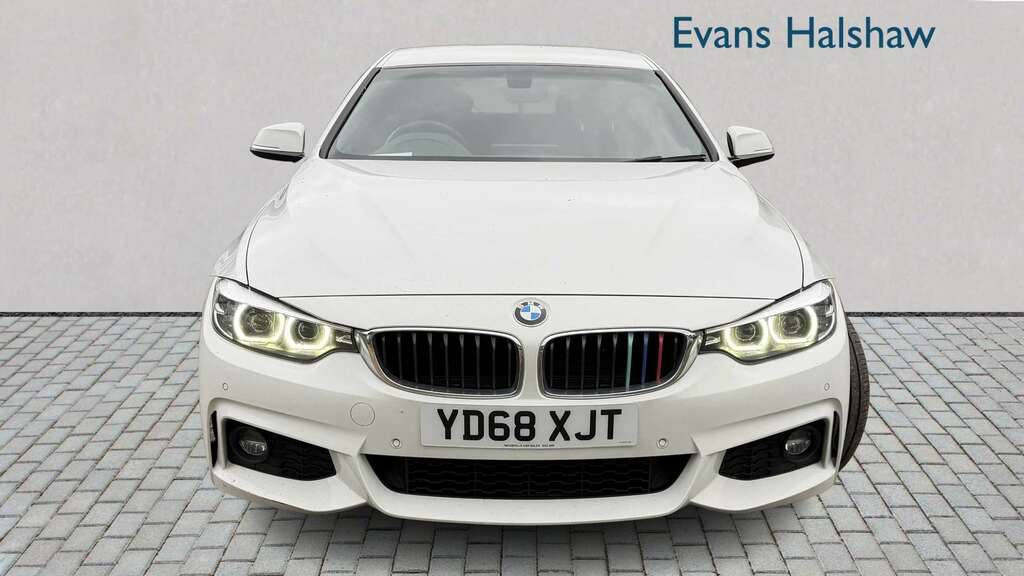 BMW 4 Series 420I M Sport Professional Media 2018 YD68XJT White #2