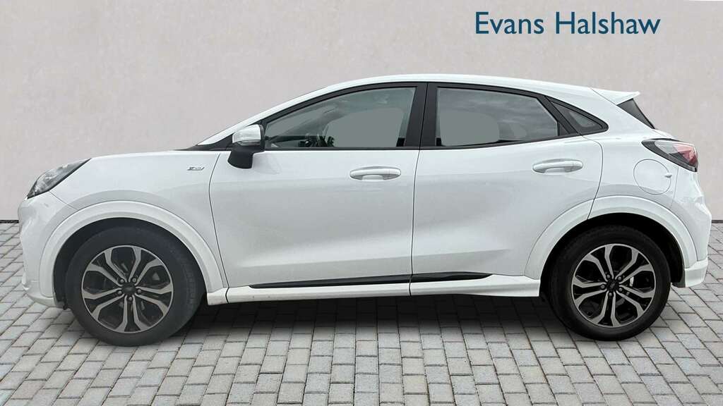 Ford Puma 1.0 Ecoboost Hybrid Mhev St-line Dct 2023 MW23JXE White #3