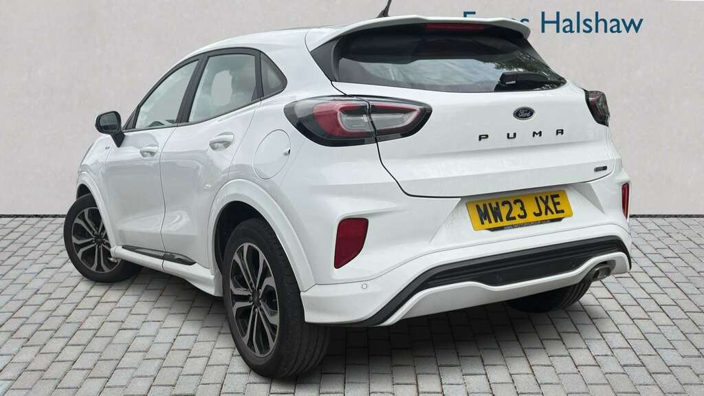 Ford Puma 1.0 Ecoboost Hybrid Mhev St-line Dct 2023 MW23JXE White #2