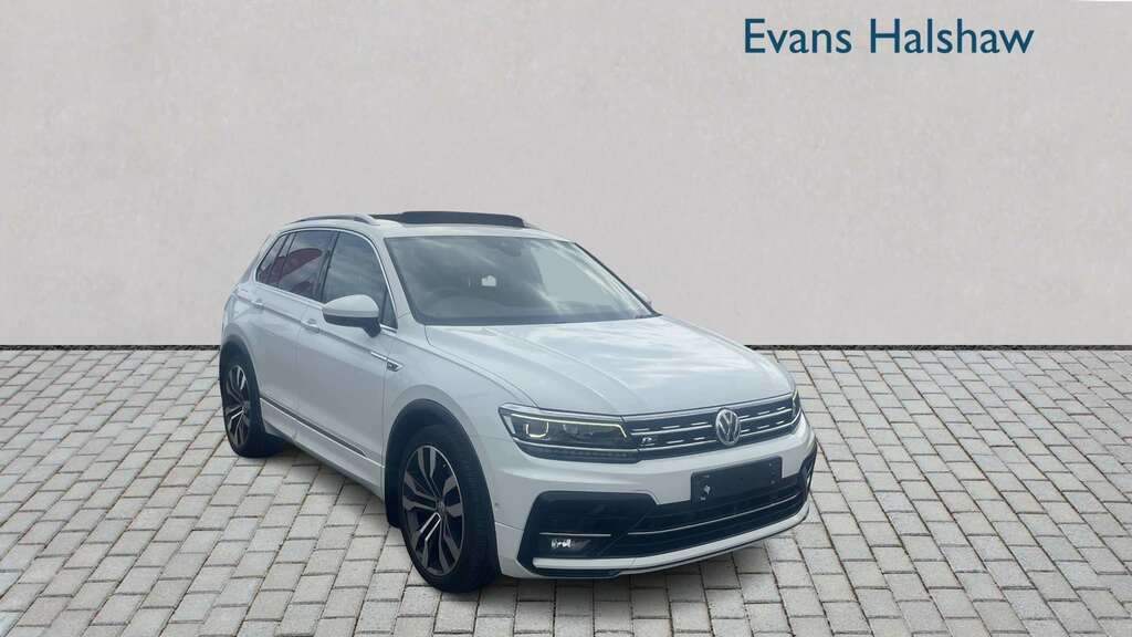 Volkswagen Tiguan 2.0 Tdi 190 4Motion R-line Tech Dsg 2019 KV19GJD White #2