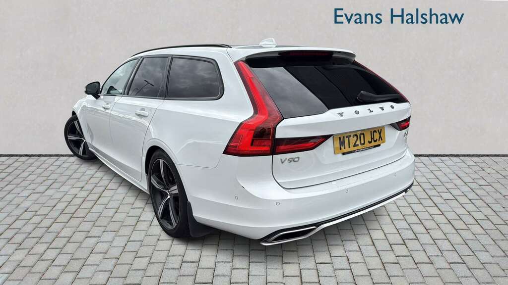 Volvo V90 2.0 D4 R Design Plus Geartronic 2020 White #2