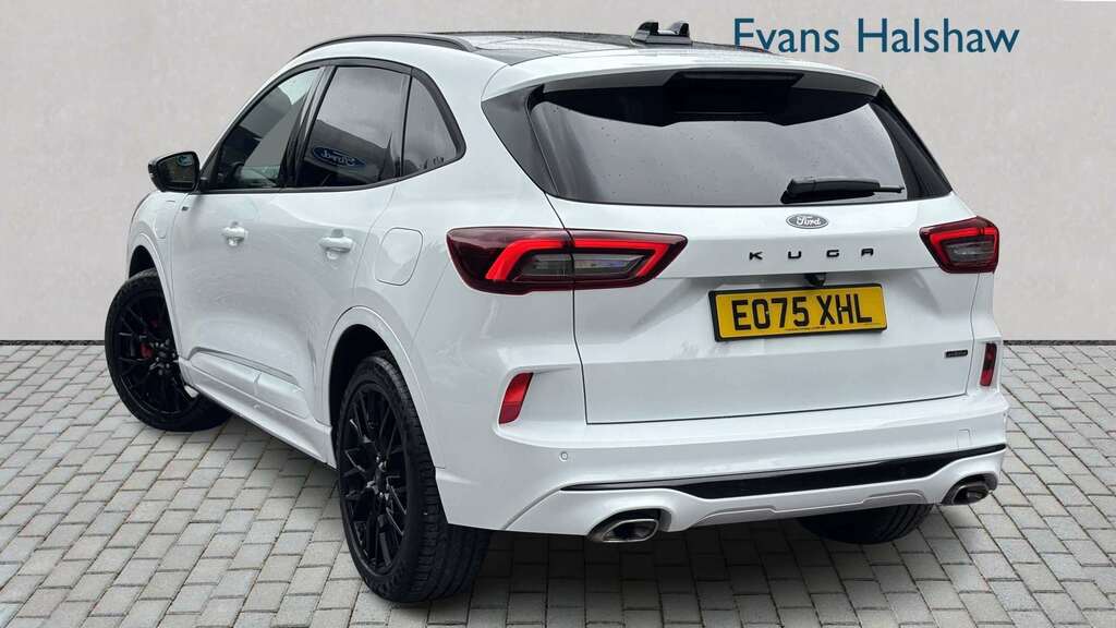 Ford Kuga 2.5 Phev St-line X Black Package Cvt 2025 EO75XHL White #3