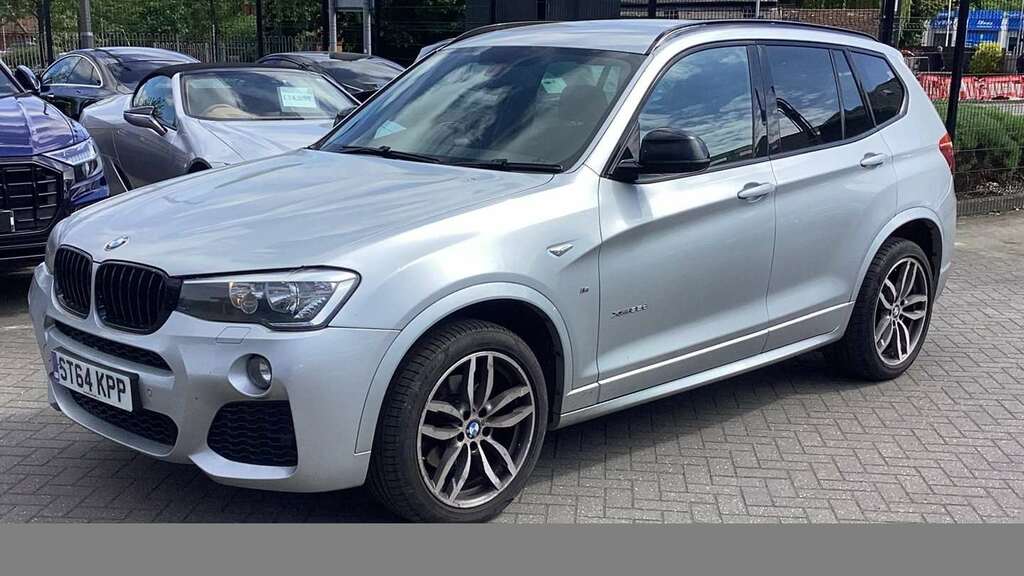 BMW X3 Xdrive35d M Sport Step 2014 ST64KPP Silver #2