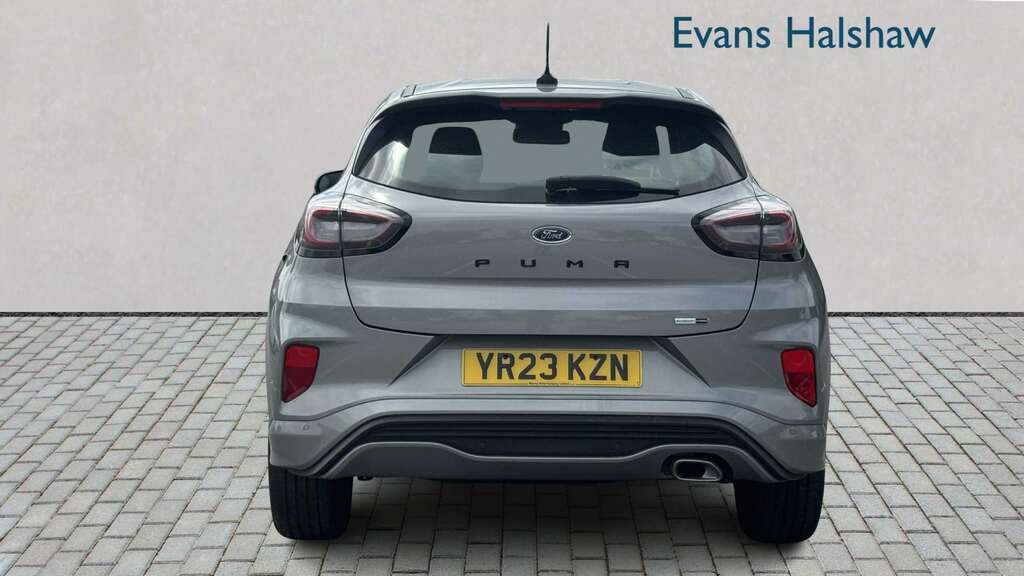 Ford Puma 1.0 Ecoboost Hybrid Mhev St-line Dct 2023 YR23KZN Silver #5
