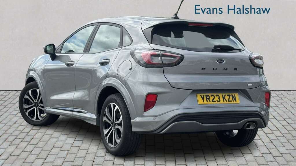 Ford Puma 1.0 Ecoboost Hybrid Mhev St-line Dct 2023 YR23KZN Silver #2