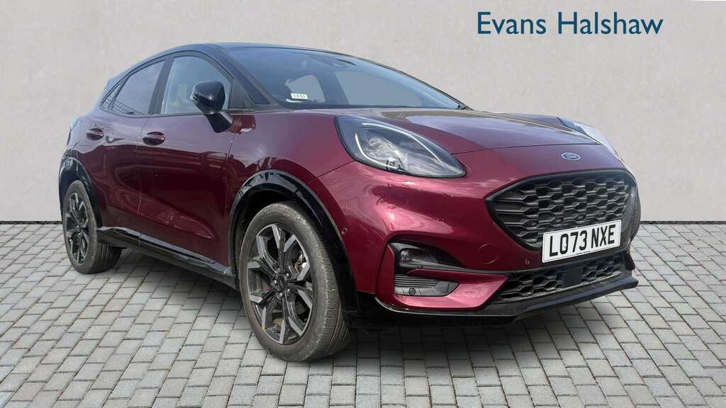 Ford Puma 1.0 Ecoboost Hybrid Mhev Vivid Ruby Ed Dct 202 Red